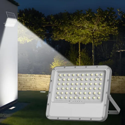 Vista 7 de Luces solares de 200 W para exteriores, luz LED automática de 20000 lm con batería de 20000 mAh, gran angular de 180 ° impermeable exterior