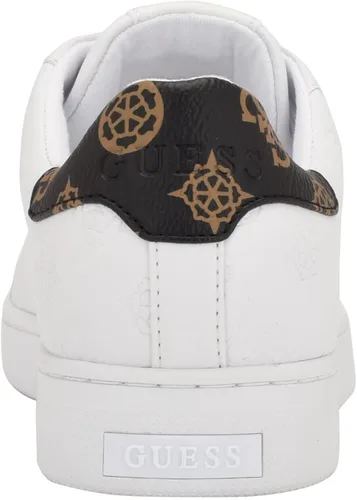 Vista 4 de GUESS Tenis Renzy para mujer, Blanco Graffitti