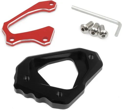 Vista 7 de KAnduo Placa de soporte lateral de pie CNC para motocicleta, soporte para Yamaha para MT-10 para MT 10 para MT10 para MT10 para FZ-10 FZ10 R1M R1 M