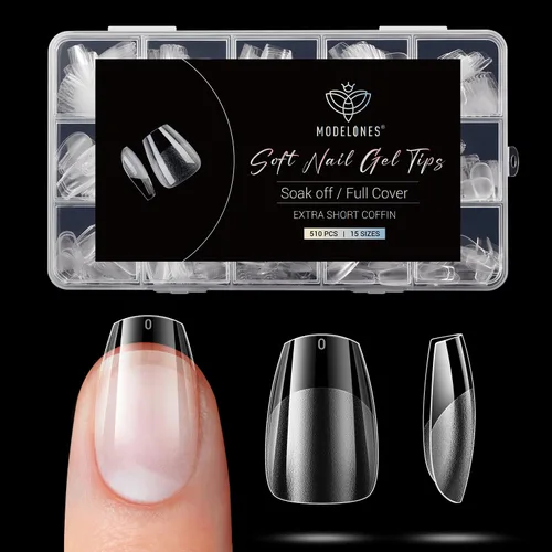 Vista 14 de Modelones - Juego de pegamento en gel para uñas de 9 en 1 con cepillo, gel de uñas de 15 ml para strass, gel de base, kit de gel de uñas de arte