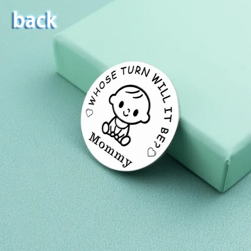 Vista 6 de Regalo de decisión para padres nuevos, regalos de embarazo, regalos para papá nuevo, regalos para padres por primera vez, divertido regalo para mamá