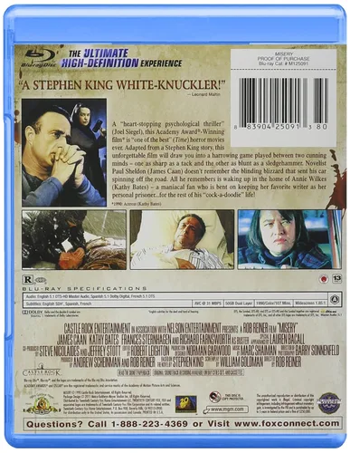 Vista 2 de Misery (FPBD) Blu-ray
