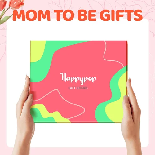 Vista 4 de HAPPYPOP Regalos para el día de la madre, regalos para madres primerizas para la nueva mamá, regalos para mujeres embarazadas, calcetines