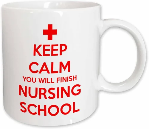 Vista 8 de 3dRose Taza "Keep Calm You Will Finish Nursing School", 11 onzas