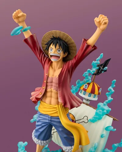Vista 6 de TAMASHII NATIONS - Una pieza - [STARTune] Mono. D. Luffy - Preparándose para el nuevo mundo- Figura coleccionable de FiguartsZERO [STARTune]