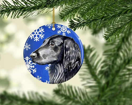 Vista 398 de Caroline's Treasures Cavalier Spaniel - Adorno de cerámica para colgar en el árbol de Navidad, para el hogar, Navidad, fiestas, regalo, 3 pulgadas