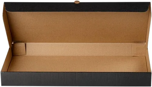 Vista 126 de Restaurantware - Cajas para pizza, 50 unidades, 14 x 7 x 1.5 pulgadas, embalaje de papel de cartón corrugado con bloqueo de pestañas, resistente a