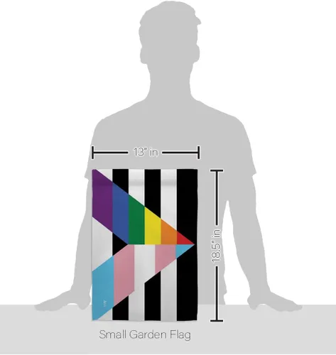 Vista 2 de LGBTQ Bandera del Mes del Orgullo Gay Trans Straight Ally Decoración de Jardín Decoración del Hogar Regalos Pequeña Bandera Arco Iris Bandera
