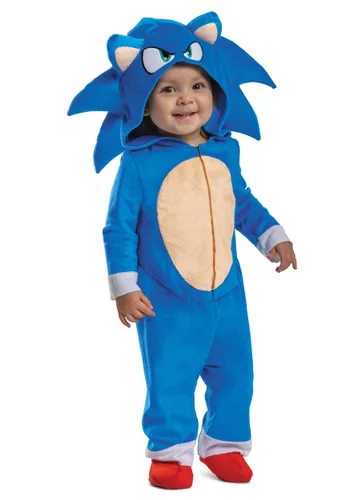 Vista 3 de Disfraz Infantil de Sonic el Erizo 2 Multicolor