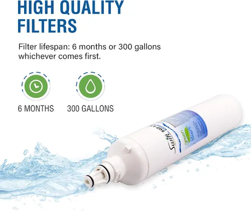 Vista 3 de Swift Green Filters SGF-LA50 Filtro de agua compatible para refrigerador LG LT600P, 5231JA2006A, 46-9990, EFF-6003A, EFF-6004A, fabricado en Estados