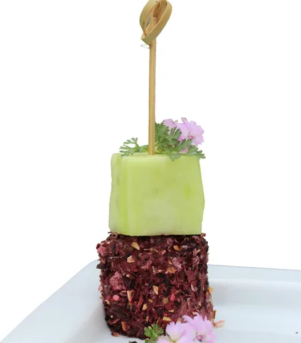 Vista 8 de Wild Hibiscus Flakes de sal piramidal de flores, 3.5 onzas