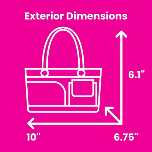 Vista 3 de Everything Mary Junior Deluxe Store & Tote Organizer - Bolso negro para manualidades con asas, organizador de almacenamiento plegable para álbumes