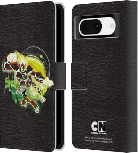 Vista 8 de Head Case Designs Officially Licensed Ben 10: Omniverse Character Art Graphics Leather Wallet Case Compatible with Google Pixel 8