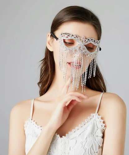 Vista 3 de Bellady Juego de 2 máscaras para mujer, bonitas máscaras para fiesta, noche, baile de graduación