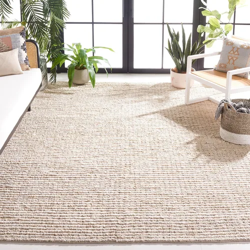 Vista 10 de SAFAVIEH Alfombra de área de 2 x 3 pulgadas, colección de fibra natural, marfil, yute hecho a mano, estilo granja, pelo grueso texturizado grueso