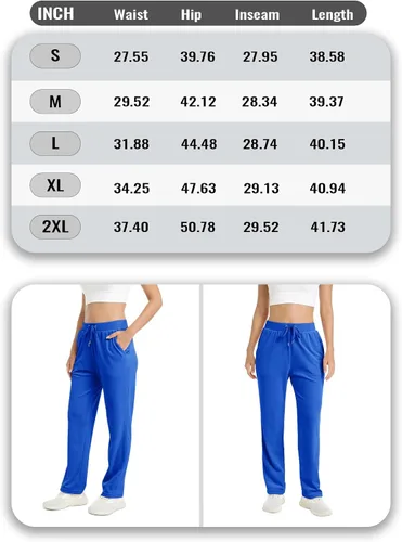 Vista 7 de TACVASEN Pantalones deportivos casuales para mujer, pantalones deportivos de terciopelo de vellón para correr, entrenamiento, descanso, pantalones