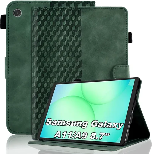 Vista 74 de Funda para Samsung Galaxy Tab S6 Lite 2024/2022/2020 de 10.4 pulgadas SM-P620/P625/P610/P613/P615/P619 de piel sintética, funda magnética con Negro