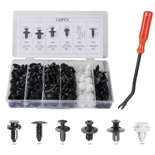 Vista 16 de OTUAYAUTO Kit surtido de clips de retención de línea de combustible de 70 piezas, clips de línea de transmisión y refrigerante, 3/8 y 5/16