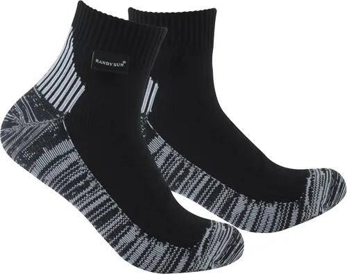 Vista 12 de RANDY SUN Calcetines impermeables, calcetines unisex para senderismo, vadeo, trail running, kayak, tipo crew