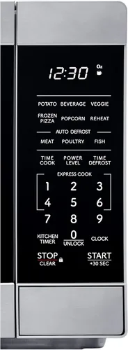 Vista 12 de Horno microondas de sobremesa SHARP con bandeja giratoria de carrusel extraíble de 10.6", 900 vatios, 0.9 pies cúbicos, acero inoxidable