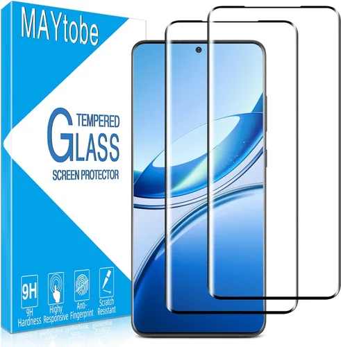 Vista 9 de MAYtobe 2-Pack Screen Protector for Samsung Galaxy S9 Plus, Galaxy S9+ Tempered Glass, 3D curved, No bubbles, Scratch-resistant, Easy to install