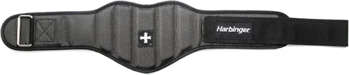 Vista 2 de Harbinger - Cinturón de levantamiento de pesas con ajuste firme para hombre de 7.5 pulgadas contorneado