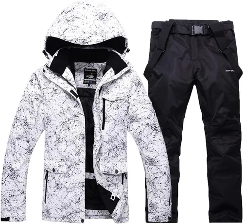 Vista 23 de HOTIAN Mens Ski Jackets Waterproof Snowsuits Insulated Outdoor Winter Coats