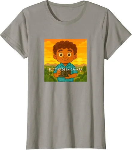 Vista 54 de Camiseta El Niño de la Cámara – Diseño Oficial del Cuento Ilustrado
