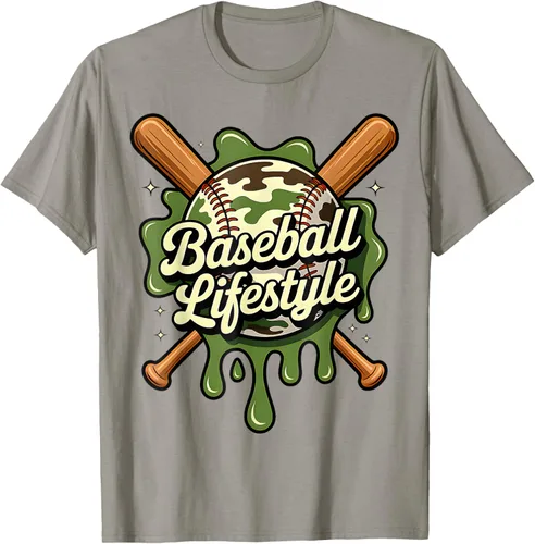 Vista 27 de Baseball Life Style 101 Apparel Youth Drip Baseball Boys Kid Camiseta