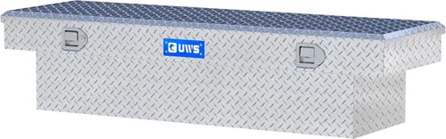 Vista 6 de UWS EC10261 Caja de herramientas de aluminio de pared pesada del camión de 63 pulgadas, tapa RigidCore