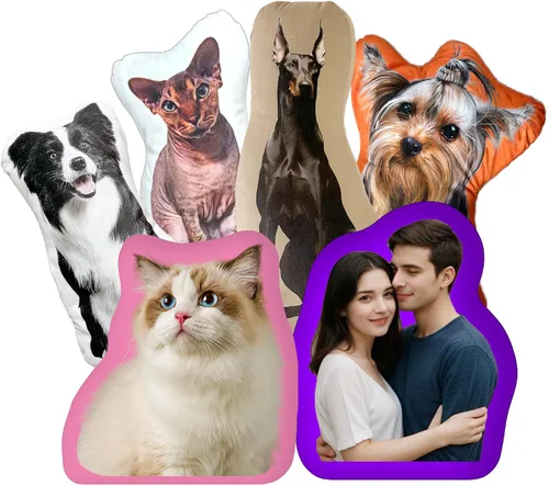 Vista 6 de Almohadas personalizadas para mascotas genéricas, almohadas con foto personalizada, almohadas personalizadas con fotos, almohadas para mascotas