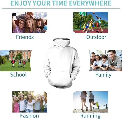 Vista 4 de Dhucqze Boys Hoodies Cute Graphic Hooded Sweatshirts Kids Pullover Hoodie with Pockets Girls Hoody Youth Sweatshirt
