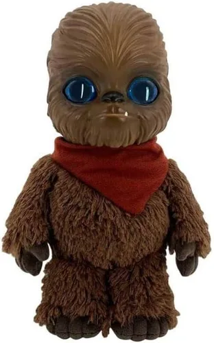 Vista 2 de Star Wars Galactic Pals - Peluche duro de 11 pulgadas con bolsa de transporte, juguete suave (Wookie)