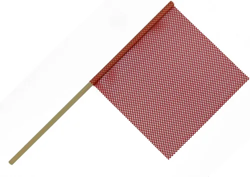 Vista 5 de Productos de advertencia de gran tamaño, bandera de advertencia de clavija, paquete de 12