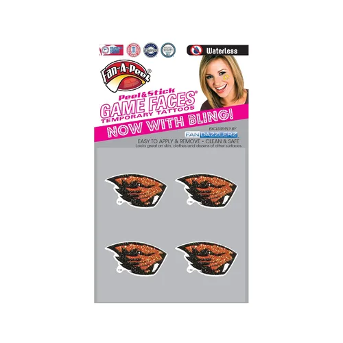 Vista 199 de Fan-A-Peel Tatuajes temporales sin agua del estado de Louisiana, hipoalergénicos, para despegar y pegar, tatuajes temporales impermeables