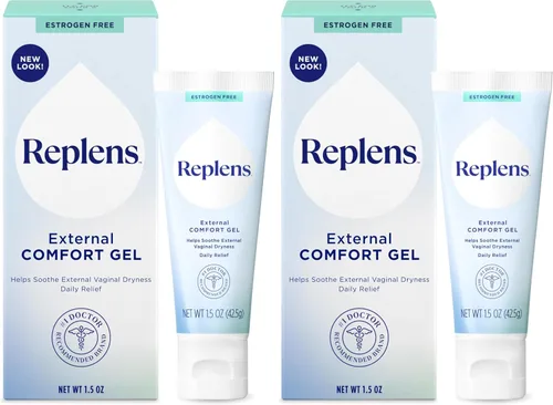 Vista 9 de Replens Gel hidratante de confort externo para sequedad vaginal, 1.5 oz