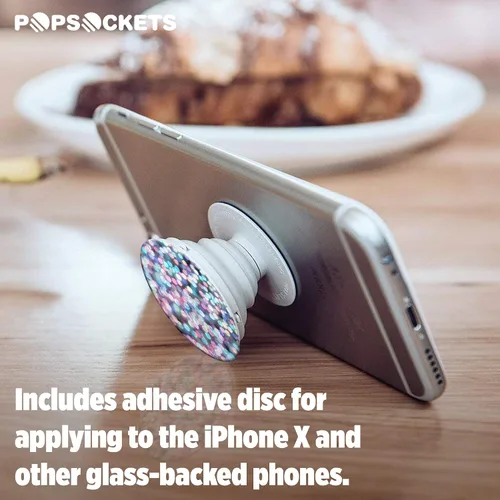 Vista 5 de Soporte y agarre extensible de PopSockets. Tiffany Nieve