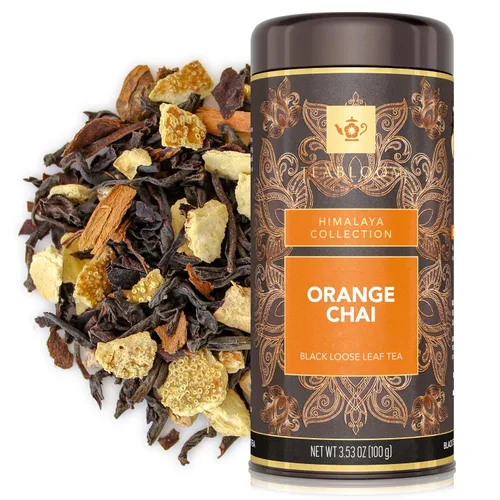 Vista 8 de Teabloom Té negro orgánico afrutado, té de hojas sueltas de cosecha de bayas, certificado orgánico y kosher, mezcla de hojas enteras frescas