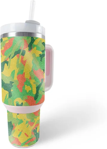 Vista 6 de MightySkins - Vaso con purpurina brillante compatible con Stanley The Quencher H2.0 FlowState de 40 onzas, morado sólido, acabado protector