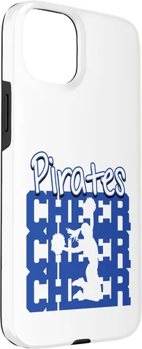 Vista 21 de Pirates Cheer Back to School Cheerleading Spirit B Case for iPhone 16