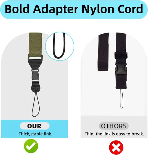 Vista 3 de Correa de hombro ajustable Gowjaw: Correa de nylon cómoda para iPad/Samsung Tablet con lanyard para el cuello, funda para iPad/cámara/binoculares
