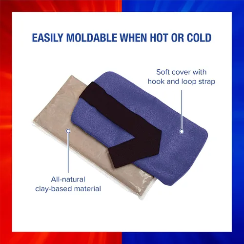 Vista 4 de Envoltura Thermipaq frío/calor para alivio del dolor, M, 1, 1