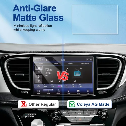Vista 3 de Protector de pantalla Pacifica mate antirreflejos 2021-2026, para Chrysler Pacifica (Select/Limited/Pinnacle/Touring) Pantalla táctil de 10.1