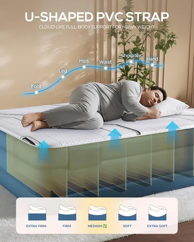 Vista 8 de Tencity - Cama de aire de inflado rápido, silenciosa y cómoda para invitados en el hogar, campamento, viajes, colchón de aire de lujo con cubierta