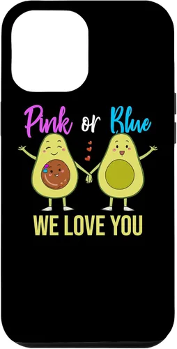 Vista 26 de Pink Or Blue Parents Gender Reveal Baby Shower Party Avocado Case for iPhone 17