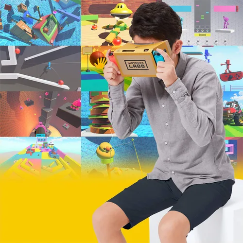Vista 4 de Nintendo Labo Nintendo Lab Toy-Con 04 VR Kit Chobitto Edition Bazooka only-Switch Japanese Ver