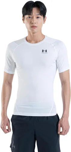 Vista 4 de Under Armour HeatGear - Camiseta de compresión de manga corta para hombre