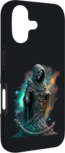 Vista 3 de Santa Muerte - Carcasa para iPhone 17, diseño de folklore mexicano