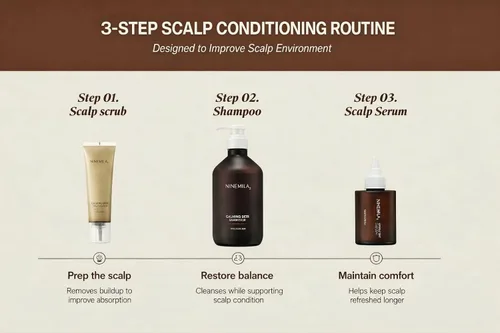 Vista 9 de NINEMILA - Champú calmante de cerveza con biotina y colágeno para cabello fino, cuidado posparto, seguro para agua dura, vegano, sin sulfatos, sin