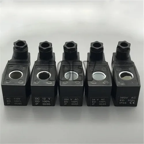 Vista 2 de CKD coil plastic coil Plastic-encapsulated coil AB410 Solenoid valve Water valve Coil Inner Hole 16mm Height 39mm(AC 110V)